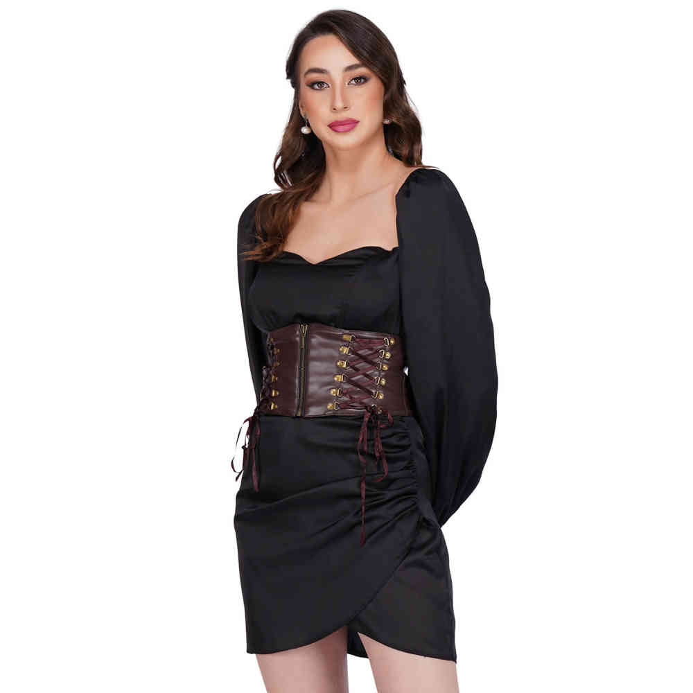 Attitude Corsets - Melea Ceinture Corset - Marron
